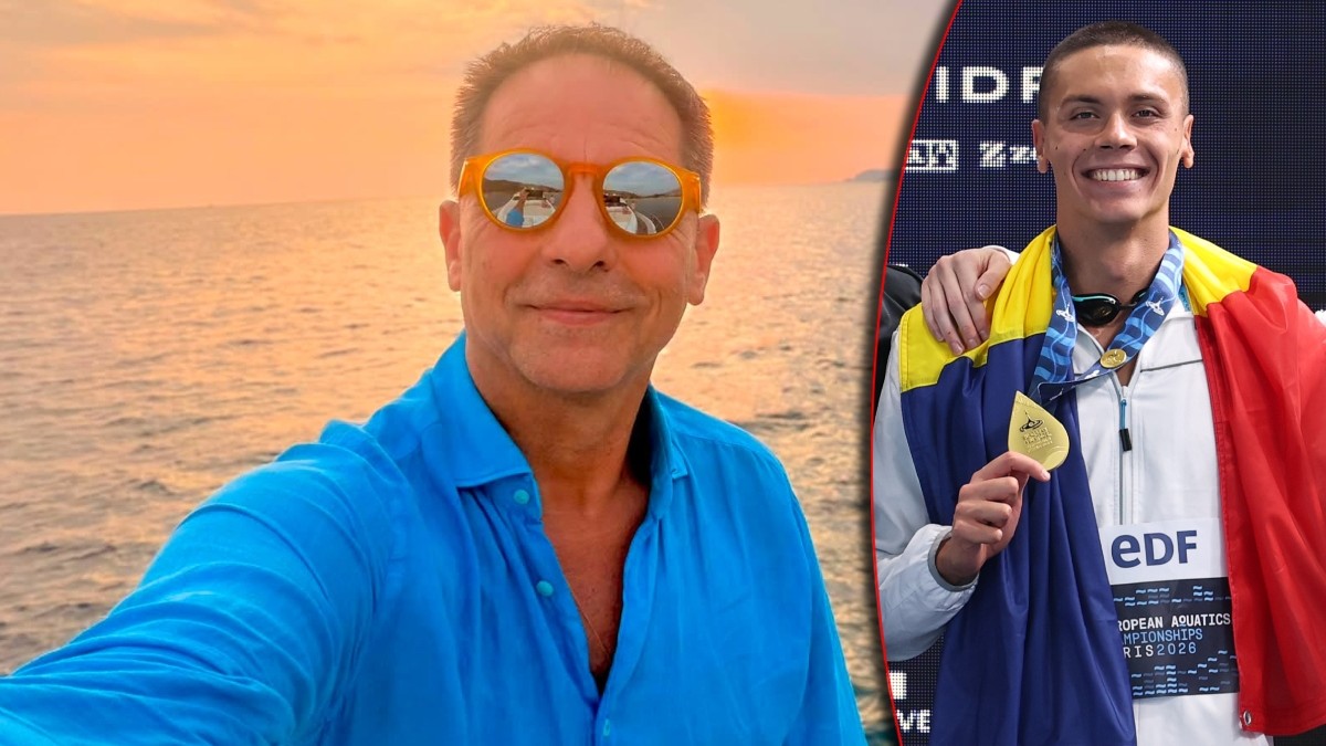 Dan Negru a vorbit despre performanța lui David Popovici | Foto: Facebook / Getty Images
