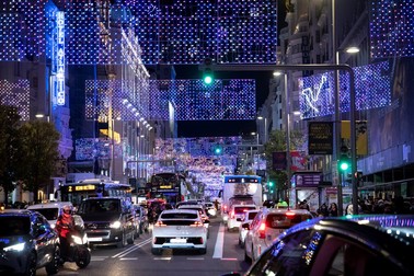 Luminile de sărbători au fost aprinse la Madrid pe 26 noiembrie | Foto: Profimedia