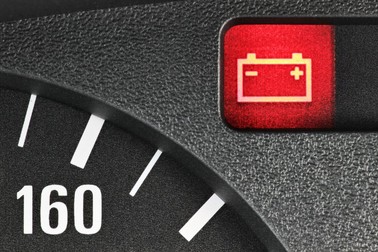 battery warning light