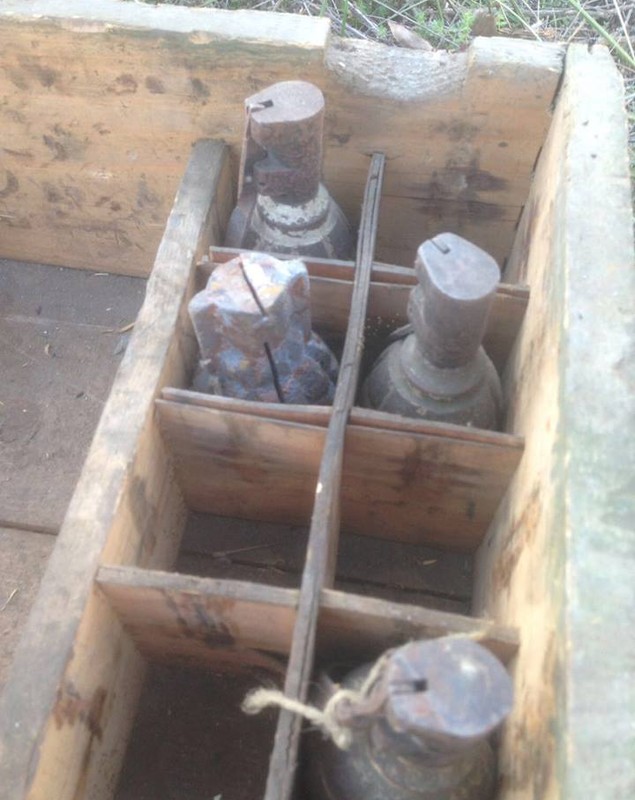 FOTO & VIDEO | Grenade furate din curtea unei fabrici din Medgidia. De unde proveneau și cum s-a terminat totul