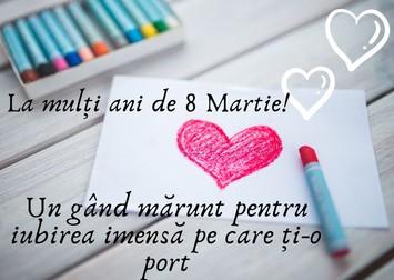 Mesaje de 8 Martie pentru soție