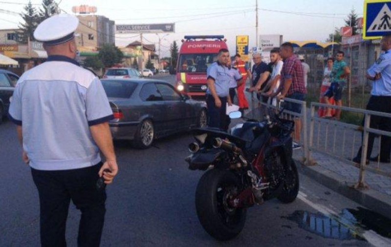 Trei rromi au aflat pe pielea lor ce înseamnă să șicanezi în trafic un motociclist practicant de K1
