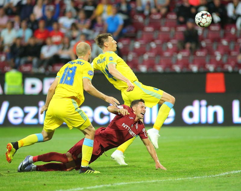 CFR Cluj - Astana 3-1, în turul 1 preliminar în Liga Campionilor. Billel Omrani, omul care a adus calificarea. Urmează Maccabi Tel Aviv