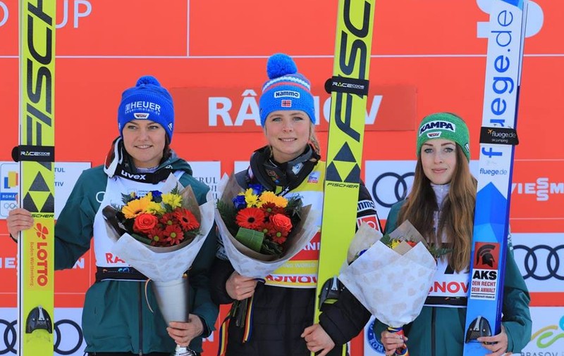 Cupa Mondială de sărituri cu schiurile - Râșnov 2019. Dublă victorie pentru norvegianca Maren Lundby, noul lider al clasamentului general. Dana Haralambie, pe 25 și pe 21