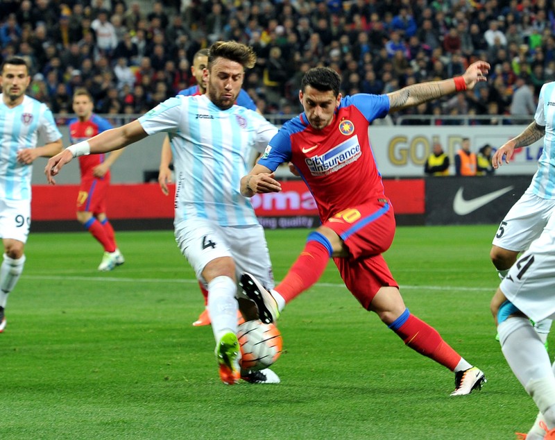 Liga 1, etapa a 5-a, play-off. Steaua - ASA Tg. Mureş 2-1. Ivan Gonzales i-a scos pe campioni din râpă. ”Roș-albaștrii” sunt iar primii!