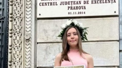 Alexia, o elevă eminentă. Foto Facebook