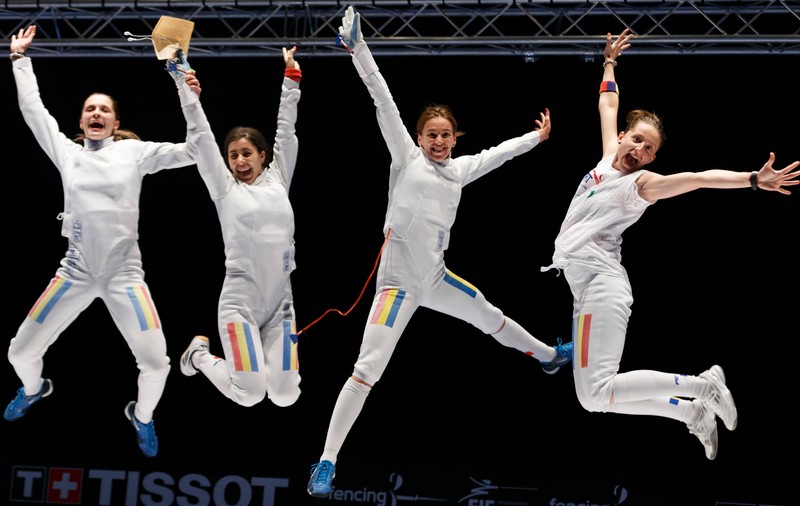 Echipa feminină de spadă a României, argint la etapa de Cupă Mondială de la Legnano