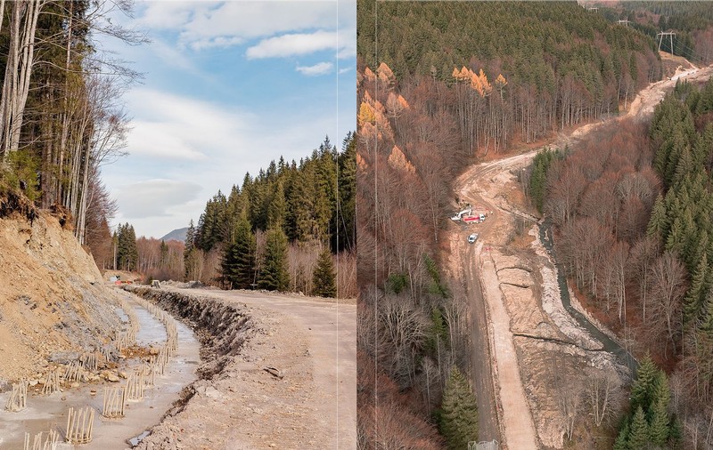 Drumul construit în munți ca alternativă la DN1, cu „structură rutieră modernizată de la fundație până la asfalt”. Șoseaua va ocoli Valea Prahovei