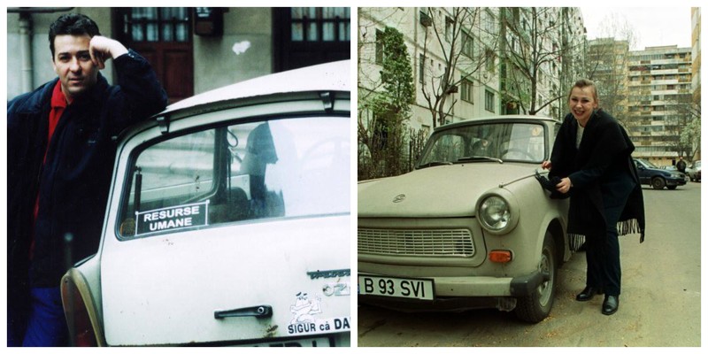 Florin Chilian și Mirela Stoian, fani ai clasicului Trabant