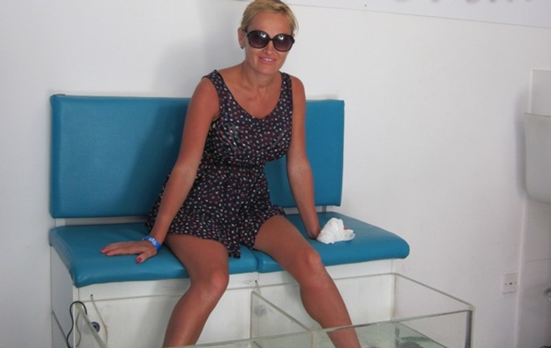 Cristina de la OTV s-a lăsat pe mâna peştilor