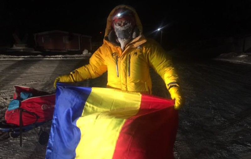 Tibi Ușeriu a început cursa în Maratonul 6633 Arctic Ultra care se desfățoară în infernul alb de la Cercul Polar