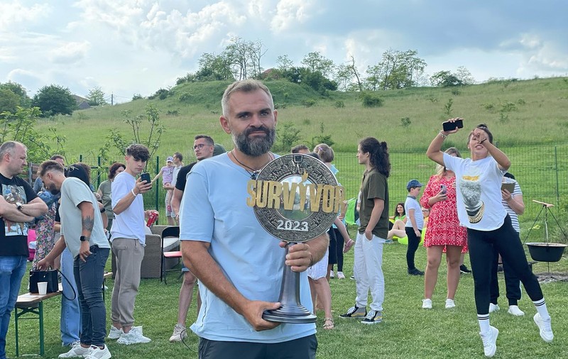 Dan Ursa a dat petrecere în aer liber. Cum a sărbătorit victoria de la Survivor 2023 alături de Andrei Krișan și Ștefania Stănilă