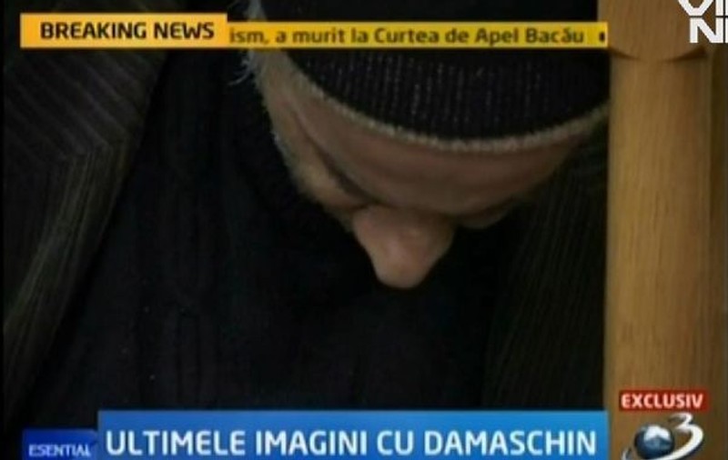 Uite-l pe Dinu Damaschin în ultimele minute de viaţă! Nu putea nici să-şi ţină capul ridicat | VIDEO