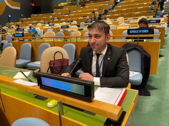 Deputatul PSD Gabriel Zetea a participat, în perioada 17-18 februarie 2022, la Audierile Parlamentare la Naţiunile Unite, organizate la Sediul ONU din New York | Sursa foto: Facebook