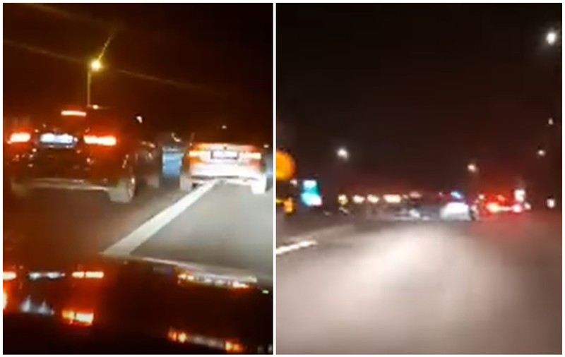 VIDEO | Autostrada A4, blocată de curse ilegale cu mașini, transmise live pe Facebook: „Să nu se audă că am făcut pentru bani!”