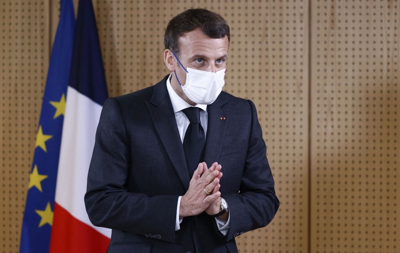 Emmanuel Macron şi soţia sa, vaccinaţi împotriva COVID