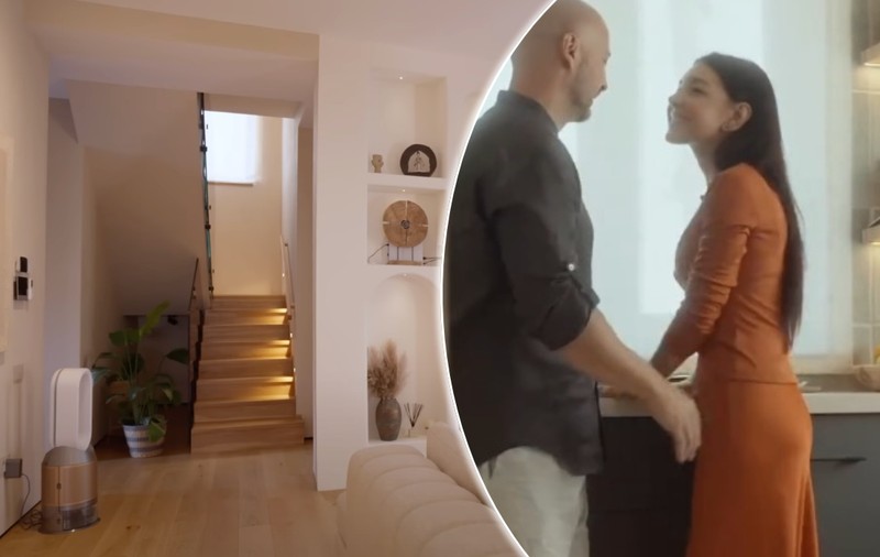 Cum arată casa decorată în stil Wabi Sabi, cu pereți de argilă, în care s-a mutat Sasha Lopez: „Am vrut ceva care să ne amintească de strămoși”