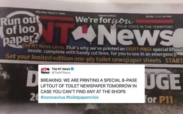 Ediția specială NT News cu 8 pagini în plus