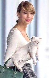 Taylor Swift și pisica ei, Olivia Benson. Foto Instagam/taylorswift_oliviabenson