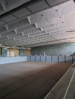 Bazinul olimpic de înot din Complexul „Lia Manoliu" stă închis din 2018.