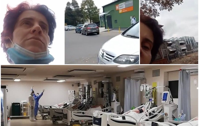 Cum ajung 50.000 de români să se uite la un spital plin cu pacienți COVID, iar lor să li se spună că e gol. Imaginile față în față
