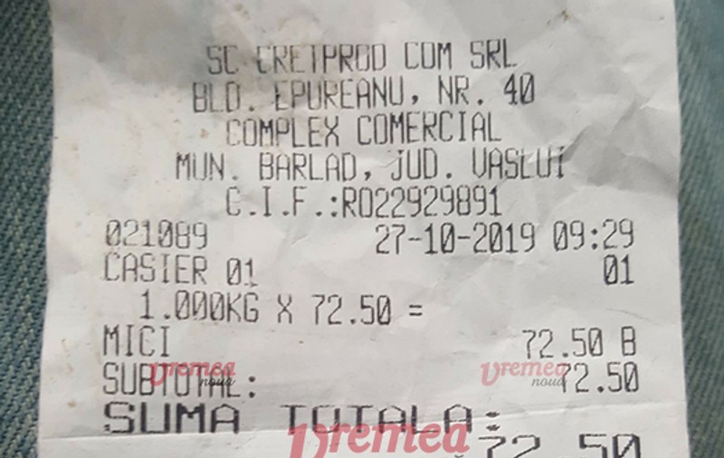 Pățania unui bărbat din Bârlad, care a cumpărat mici cu 72,5 lei kilogramul