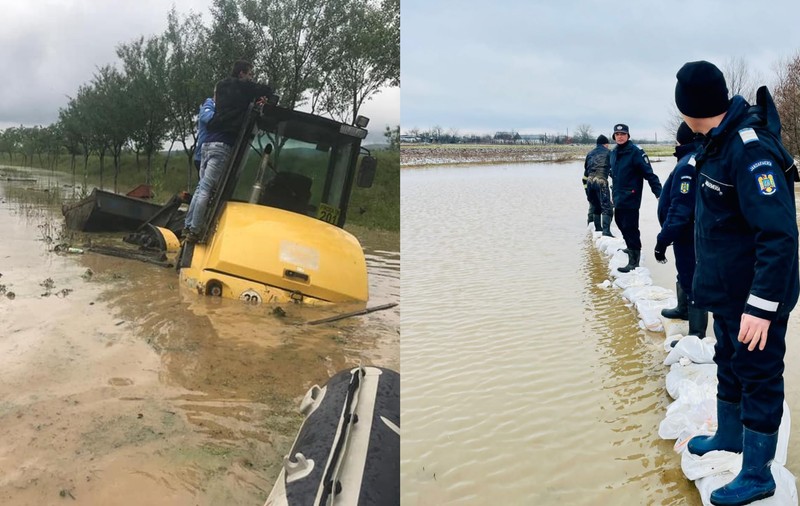 Risc de viituri pe râuri din mai multe județe. Hidrologii au prelungit codul portocaliu
