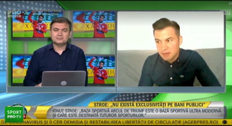 „N-am o problemă că am devenit viral și știu că toți care vor sări să critice poartă pantaloni de ski și pantofi acasă”, a comentat Stroe momentul stânjenitor.
