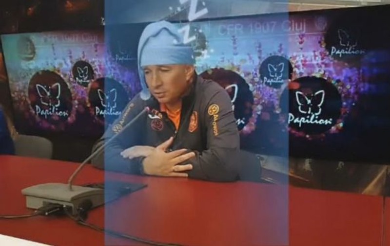 Să râdem cu Dan Petrescu. Antrenorul lui CFR Cluj, parodiat involuntar înaintea derby-ului cu FCSB