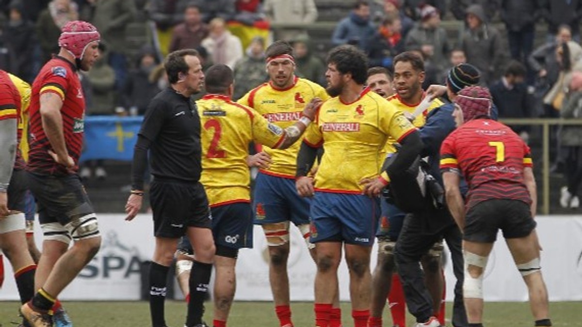 Spaniolii au făcut plângere la federația europeană după prestația arbitrului Iordăchescu la meciul de rugby din Belgia