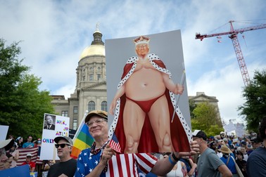 Proteste „No Kings” în Atlanta, Georgia, Foto: Profimedia