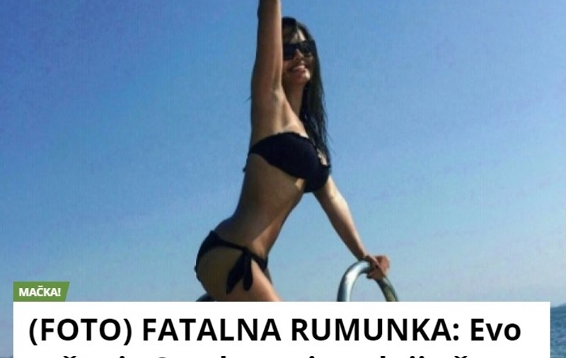 Sârbii se uita cu jind la jumătatea lui Mutu! O numesc pe Sandra: ”Fatalna rumunka” | FOTO