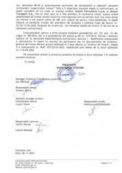 ARF respinge graficele impuse de Alstom subliniind că nu și le asumă