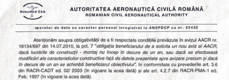 Extras din răspunsul AACR