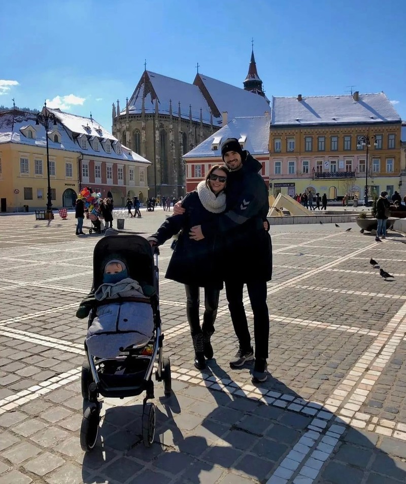 O plimbare de iarnă, în Brașov