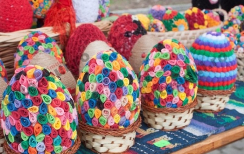 Meșterii populari și-au expus produsele la Târgul de Paști al sașilor de la Bistrița