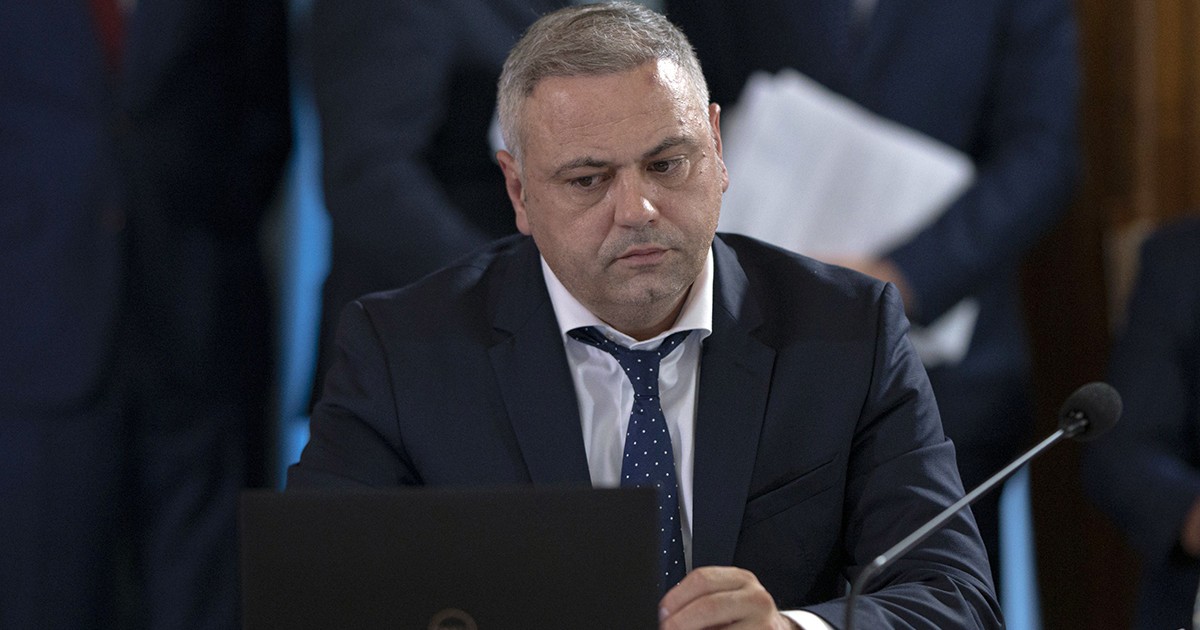 Ministrul agriculturii si dezvoltarii rurale, Florin Ionut Barbu, participa la sedinta de Guvern, la Palatul Victoria, in Bucuresti, joi, 3 august 2023