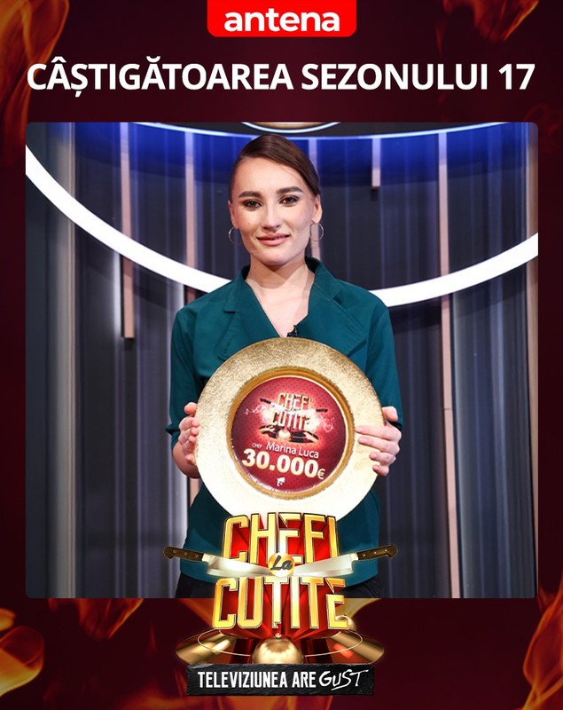 Povestea Marinei Luca, câștigătoarea „Chefi la cuțite” 2026. A trecut prin depresie și burnout înainte de victorie