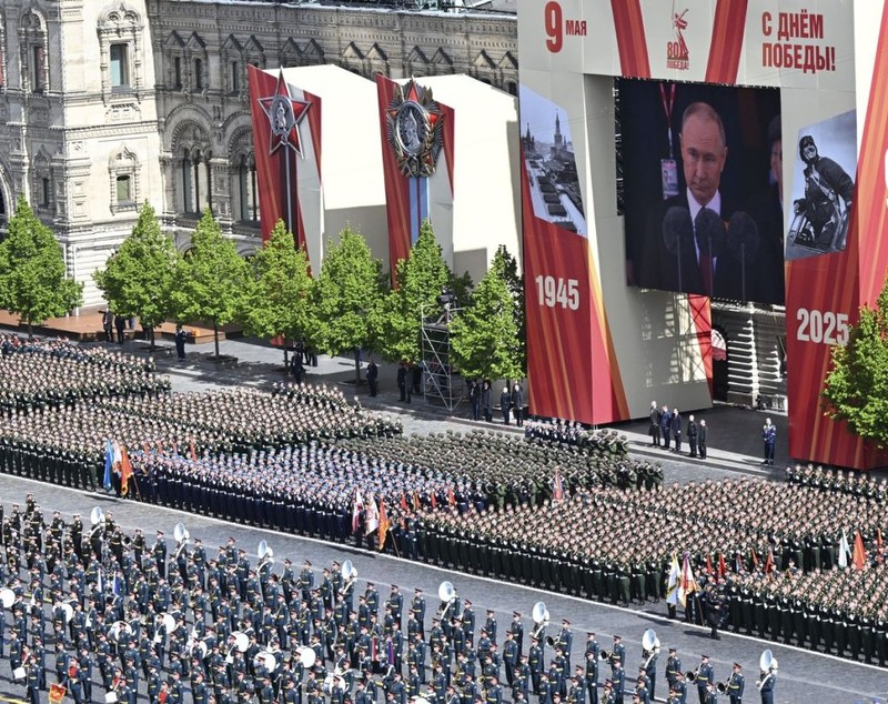 Parada de Ziua Victoriei, la Moscova. Putin a vorbit 10 minute, inclusiv despre invazia Ucrainei: „Adevărul şi dreptatea sunt de partea noastră”