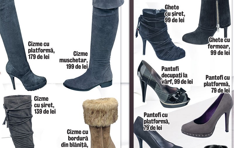 Cu ce te  încalţi  toamna  asta?