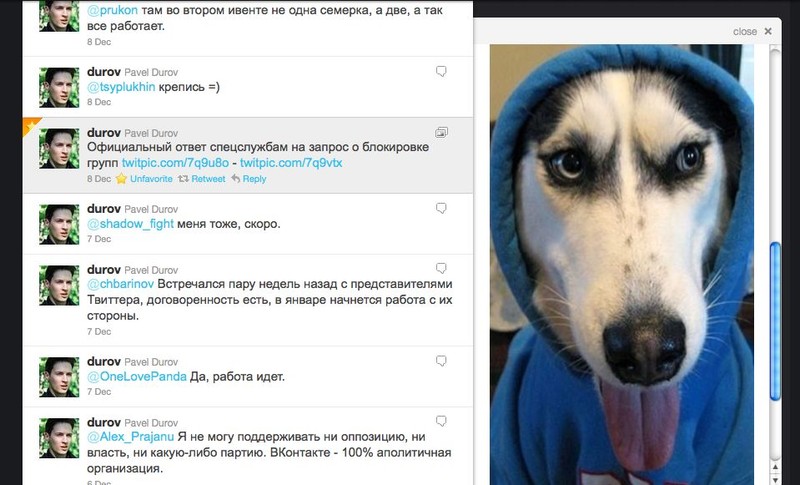 Mesajul lui Durov pentru FSB | FOTO: Twitter
