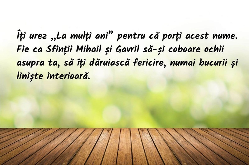 Mesaje frumoase de Sf Mihail și Gavril