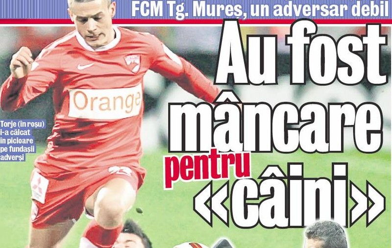 Dinamo - Tg. Mureş 4-1 |Mureşenii au fost mâncare pentru "câini"