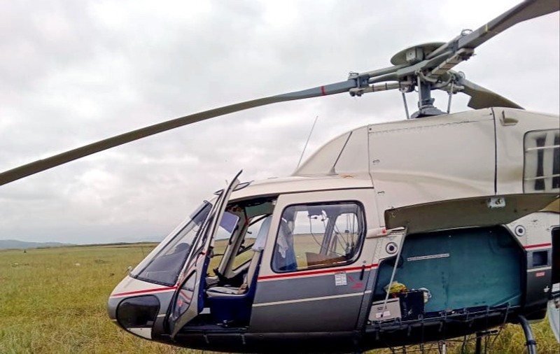 Elicopter privat reţinut în Rusia, după ce a fost la un pas să lovească un stol de păsări rare. A zburat la doar şase metri deasupra apelor rezervaţiei