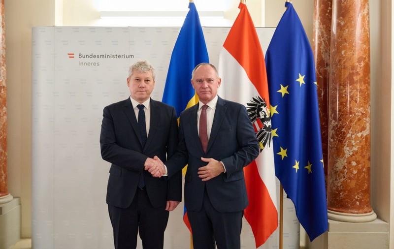 Cătălin Predoiu, întâlnire cu Gerhard Karner pentru Schengen terestru: „Am redus nivelul migrației ilegale”. Decizia, așteptată în decembrie