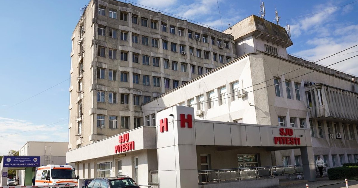 Zona Unității de Primiri Urgențe (UPU) a Spitalului Județean de Urgență Pitești