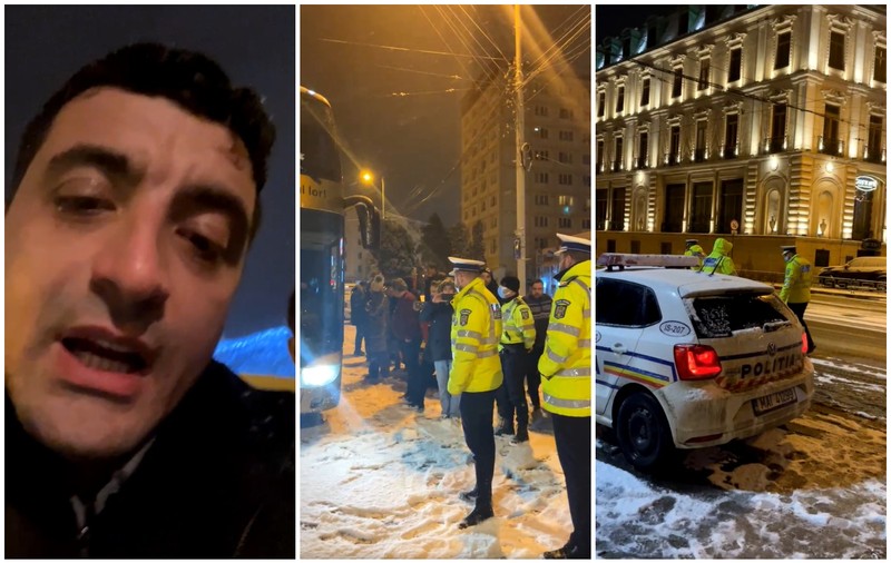 VIDEO | George Simion, derapaj la adresa unui polițist, la Iași: „Poate te duci să calci un copil pe trecerea de pietoni!”
