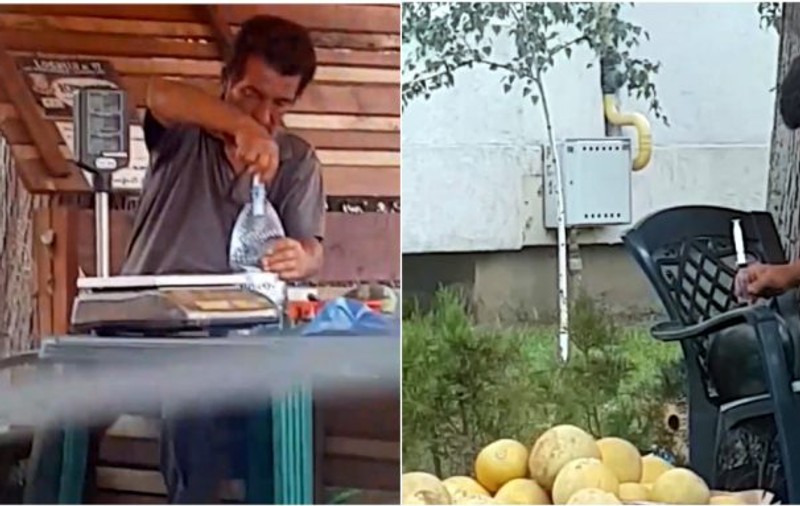 Vânzător din Brăila, filmat în timp ce injecta pepenii cu un lichid. Pedeapsa primită pentru înșelăciune / VIDEO