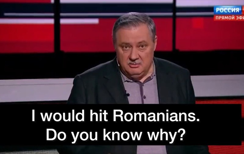 Politolog rus la televiziunea de stat a Moscovei: „Aș bombarda România, nu Polonia. Știți de ce? Pentru că au devenit prea aroganți”