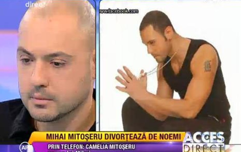 Mihai Mitoșeru, în lacrimi: ”De când sunt cu Noemi nu am fost în nici un concediu”